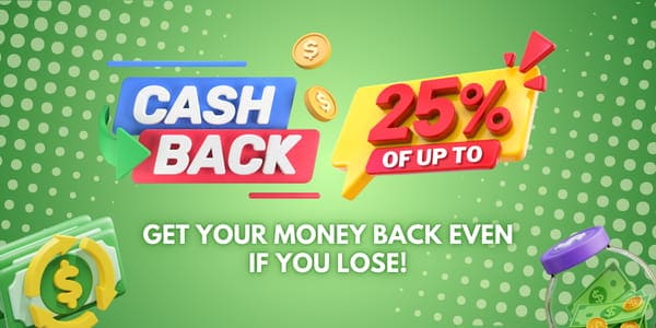 Arion Game rewards banner with bright promotional graphics