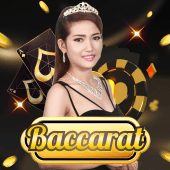 Baccarat table-felt cover art