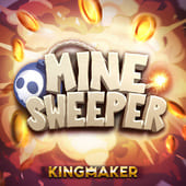 Minesweeper grid-and-flag cover art